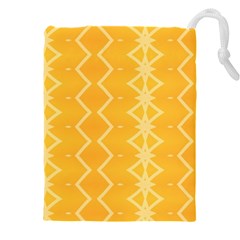 Pattern Yellow Drawstring Pouch (5xl)