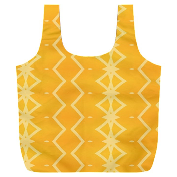 Pattern Yellow Full Print Recycle Bag (XXXL)