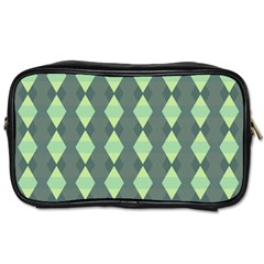 Texture Grey Toiletries Bag (two Sides)