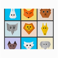 Animals Cute Flat Cute Animals Small Glasses Cloth by HermanTelo