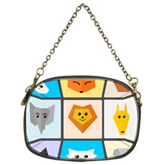 Animals Cute Flat Cute Animals Chain Purse (one Side) by HermanTelo