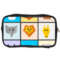 Animals Cute Flat Cute Animals Toiletries Bag (one Side) by HermanTelo