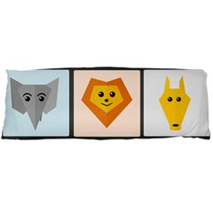 Animals Cute Flat Cute Animals Body Pillow Case (dakimakura)