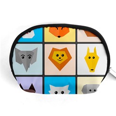 Animals Cute Flat Cute Animals Accessory Pouch (medium)