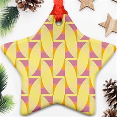 Yellow Pink Ornament (star) by HermanTelo