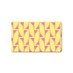 Yellow Pink Magnet (name Card) by HermanTelo