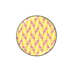 Yellow Pink Hat Clip Ball Marker