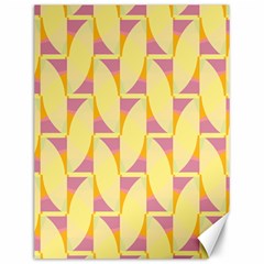 Yellow Pink Canvas 12  X 16  by HermanTelo