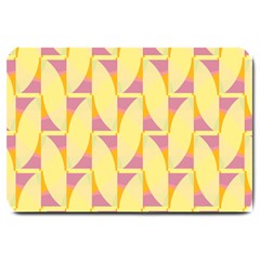 Yellow Pink Large Doormat 