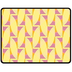 Yellow Pink Fleece Blanket (medium) 