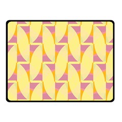 Yellow Pink Fleece Blanket (small)