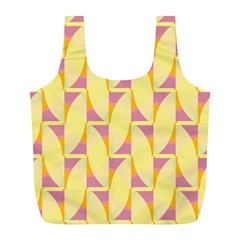 Yellow Pink Full Print Recycle Bag (l)