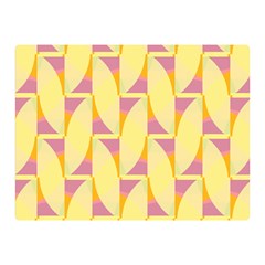 Yellow Pink Double Sided Flano Blanket (mini) 