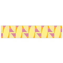 Yellow Pink Small Flano Scarf