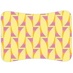 Yellow Pink Velour Seat Head Rest Cushion