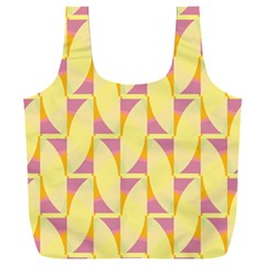 Yellow Pink Full Print Recycle Bag (xxl)