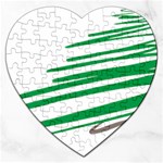 Christmas Tree Pine Holidays Jigsaw Puzzle (Heart) Front