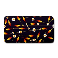 Flower Buds Floral Background Medium Bar Mats