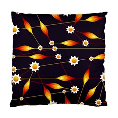 Flower Buds Floral Background Standard Cushion Case (two Sides)