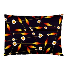 Flower Buds Floral Background Pillow Case