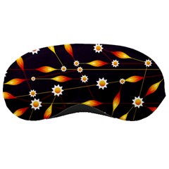 Flower Buds Floral Background Sleeping Mask