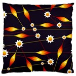 Flower Buds Floral Background Large Cushion Case (Two Sides) Front