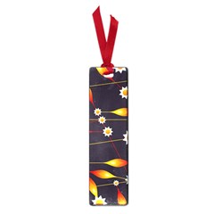 Flower Buds Floral Background Small Book Marks