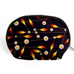 Flower Buds Floral Background Accessory Pouch (Medium) Front