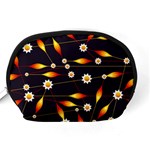 Flower Buds Floral Background Accessory Pouch (Medium) Back