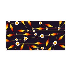 Flower Buds Floral Background Yoga Headband