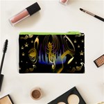 Background Level Clef Note Music Cosmetic Bag (XS) Back