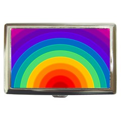 Rainbow Background Colorful Cigarette Money Case