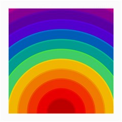 Rainbow Background Colorful Medium Glasses Cloth (2 Sides)