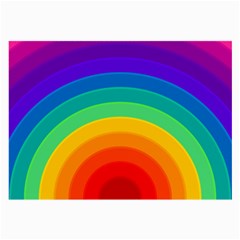 Rainbow Background Colorful Large Glasses Cloth