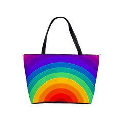 Rainbow Background Colorful Classic Shoulder Handbag