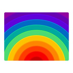 Rainbow Background Colorful Double Sided Flano Blanket (mini) 