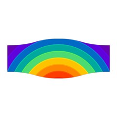 Rainbow Background Colorful Stretchable Headband