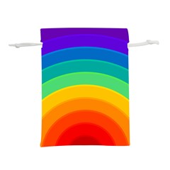 Rainbow Background Colorful Lightweight Drawstring Pouch (m) by HermanTelo