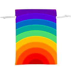 Rainbow Background Colorful  Lightweight Drawstring Pouch (xl)