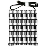 Piano Keys Shoulder Sling Bag Front