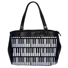 Piano Keys Oversize Office Handbag by bloomingvinedesign