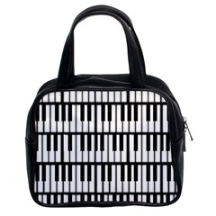 Piano Keys Classic Handbag (two Sides) by bloomingvinedesign