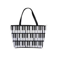 Piano Keys Classic Shoulder Handbag by bloomingvinedesign