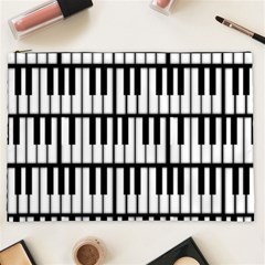 Piano Keys Cosmetic Bag (xxl) by bloomingvinedesign