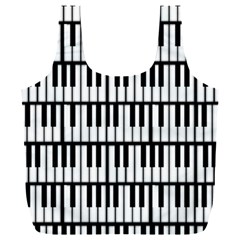 Piano Keys Full Print Recycle Bag (xxxl) by bloomingvinedesign