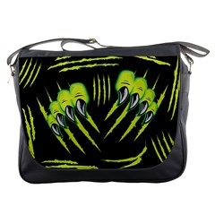 Monster Claws Scratches Messenger Bag by trulycreative