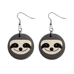 Funny Sloth Mini Button Earrings