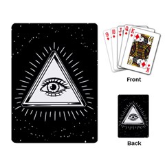 All Seeing Eye Playing Cards Single Design (rectangle) by trulycreative