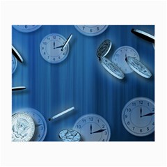 Time Clock Watch Hours Small Glasses Cloth