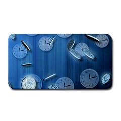 Time Clock Watch Hours Medium Bar Mats by HermanTelo